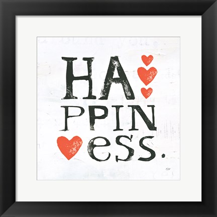 Framed Happiness Print