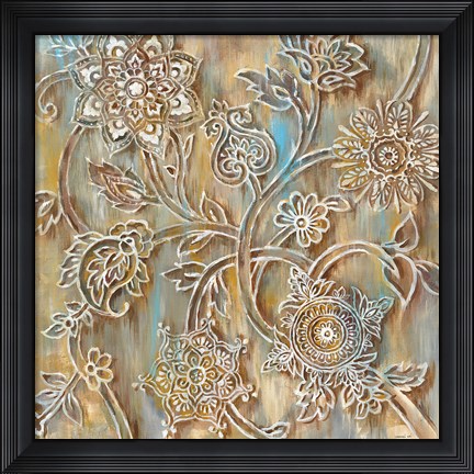 Framed Henna Crop Print