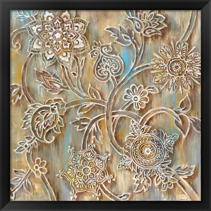 Framed Henna Crop Print