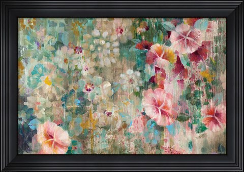 Framed Flower Shower Crop Print