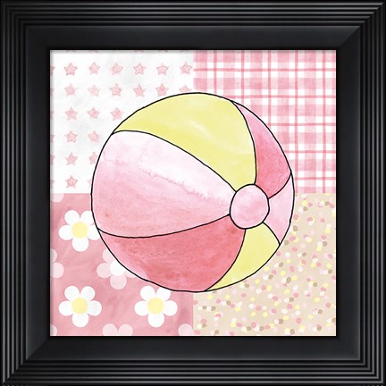 Framed Coastal Baby VIII Print