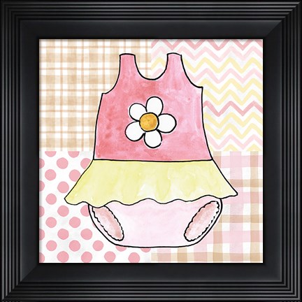 Framed Coastal Baby VI Print