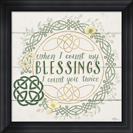 Framed Irish Blessing II Print