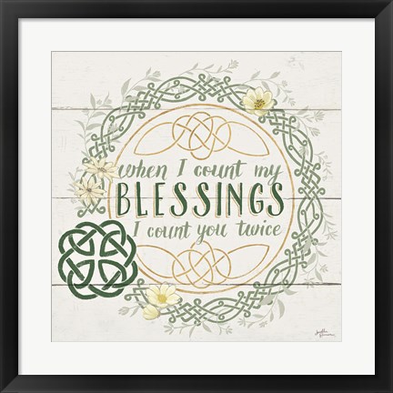 Framed Irish Blessing II Print