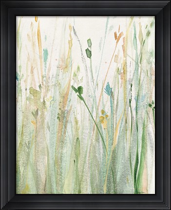 Framed Spring Grasses II Crop Print