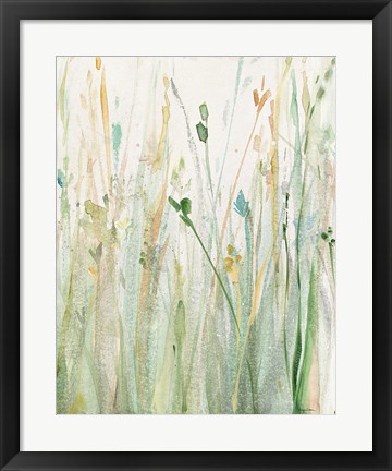 Framed Spring Grasses II Crop Print