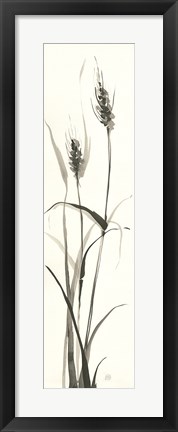 Framed Wild Grass I Print
