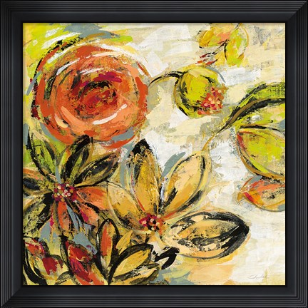 Framed Floral Joy Print