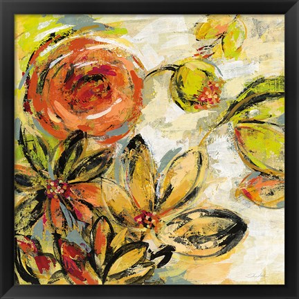 Framed Floral Joy Print
