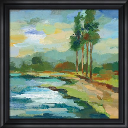 Framed Early Spring Landscape II Print