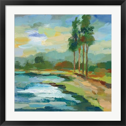 Framed Early Spring Landscape II Print