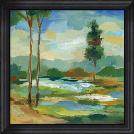 Framed Early Spring Landscape I Print