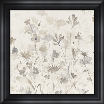 Framed Garden Shadows IV Print