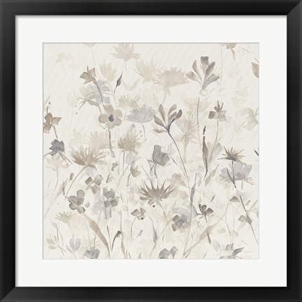 Framed Garden Shadows IV Print