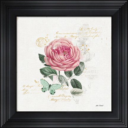 Framed French Romance IV Print