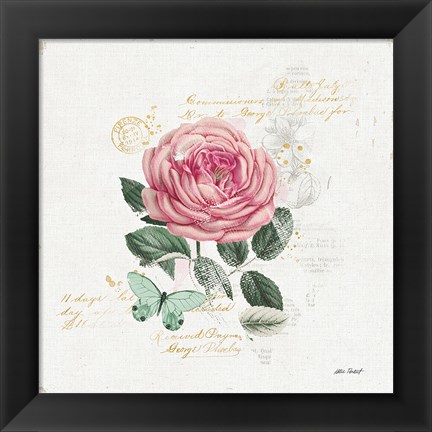 Framed French Romance IV Print