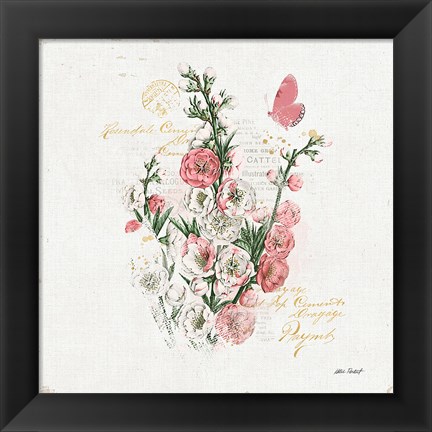 Framed French Romance III Print