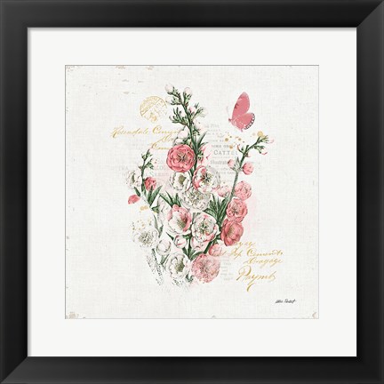 Framed French Romance III Print