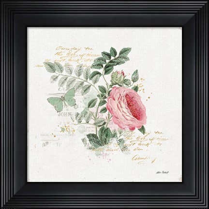 Framed French Romance II Print