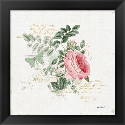 Framed French Romance II Print