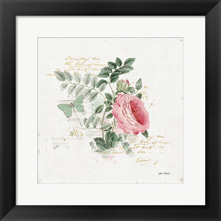 Framed French Romance II Print