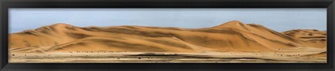 Framed Sand Dunes, Walvis Bay, Namibia Print