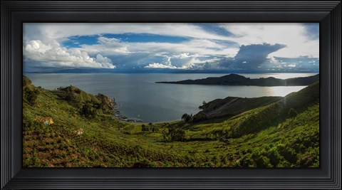 Framed Isla Del Sol, Lake Titicaca, Bolivia Print