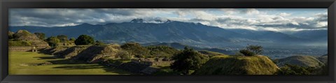 Framed Mountains at Monte Alban, Oaxaca, Mexico Print