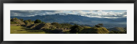 Framed Mountains at Monte Alban, Oaxaca, Mexico Print