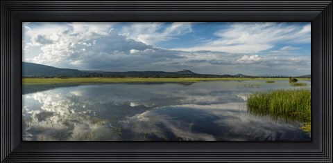 Framed Lake Cuitzeo, Michoacan State, Mexico Print