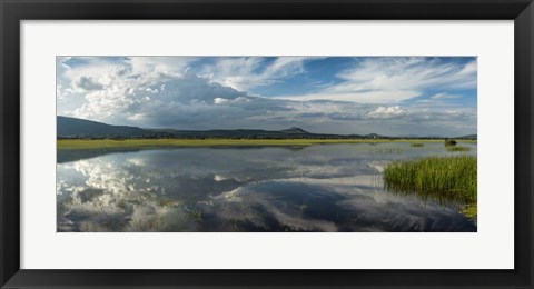 Framed Lake Cuitzeo, Michoacan State, Mexico Print