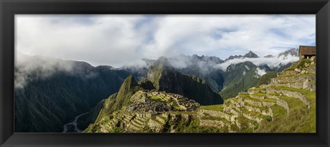 Framed ruins at Machu Picchu, Peru Print