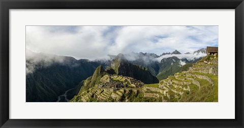 Framed ruins at Machu Picchu, Peru Print