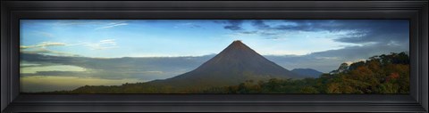 Framed Arenal Volcano National Park, Costa Rica (Blue Sky) Print