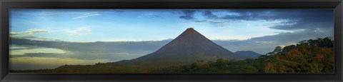 Framed Arenal Volcano National Park, Costa Rica (Blue Sky) Print