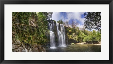 Framed View of Waterfall, Cortes, Bagaces, Costa Rica Print