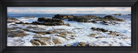 Framed Tidal Surge, Baja California Sur, Mexico Print