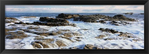 Framed Tidal Surge, Baja California Sur, Mexico Print