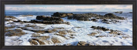 Framed Tidal Surge, Baja California Sur, Mexico Print