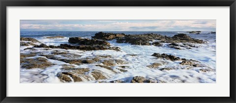 Framed Tidal Surge, Baja California Sur, Mexico Print