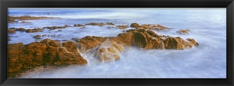 Framed Waves Breaking, Baja California Sur, Mexico Print