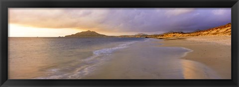 Framed Sunrise at Cabo Pulmo National Marine Park, Baja California Sur, Mexico Print