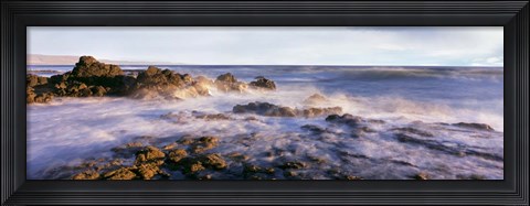 Framed Las Rocas Beach, Baja California, Mexico Print