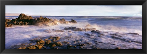 Framed Las Rocas Beach, Baja California, Mexico Print
