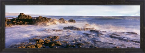 Framed Las Rocas Beach, Baja California, Mexico Print