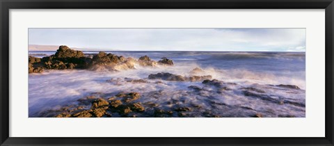 Framed Las Rocas Beach, Baja California, Mexico Print