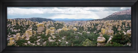 Framed Rhyolite Sculptures, Hailstone Trail, Chiricahua National Monument, Arizona Print