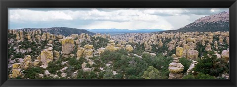 Framed Rhyolite Sculptures, Hailstone Trail, Chiricahua National Monument, Arizona Print