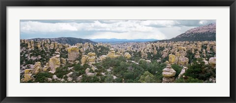 Framed Rhyolite Sculptures, Hailstone Trail, Chiricahua National Monument, Arizona Print