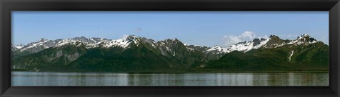 Framed Snowcapped Mountain, Southeast Alaska Print